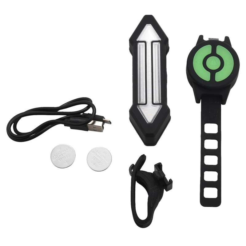 Remote Control Wireless Bike Bicycle Taillight Turn Signal Light Indicator - Green