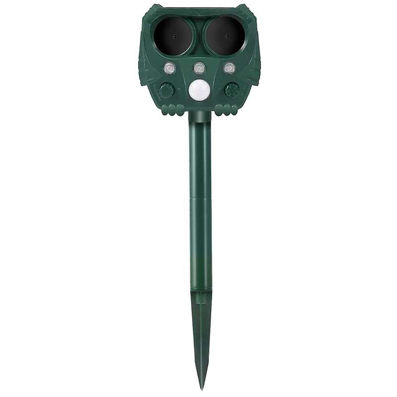Repellent,outdoor Solar Ultrasonic Animal Deterrent,mole Repeller for Garden , , Skunks, Squirrel