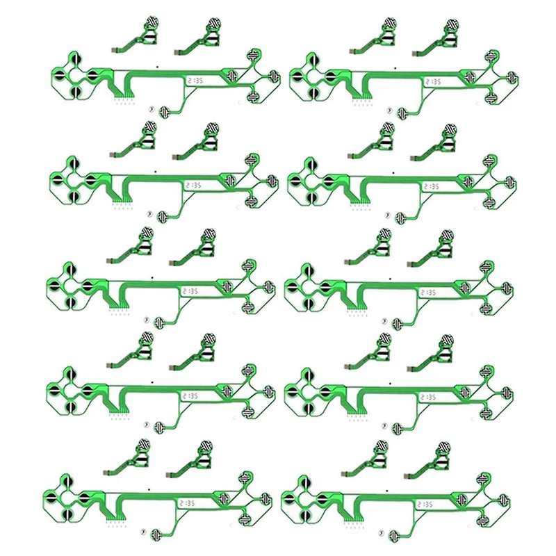 Replace 10pcs V2 Film Controller for Ribbon Conductive Film Button Position Switch Conductive Board