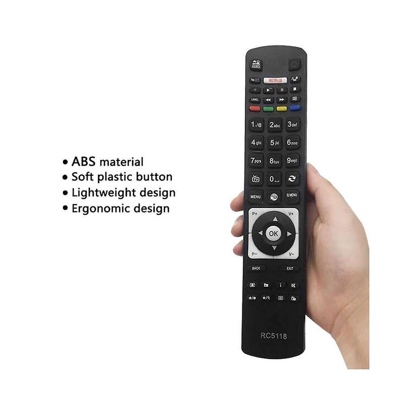 Replace RC5118 Remote Control for 22HBD06U 24HE1510-W 32HB1S66I 32HE1510-B 32HE1510-W 32HYJ46U 40HB