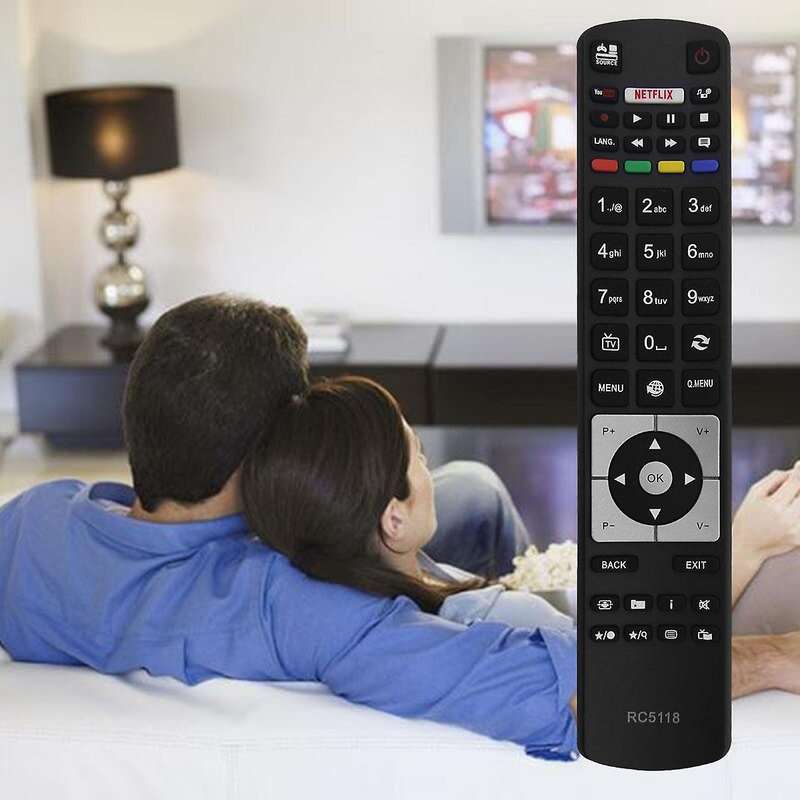 Replace RC5118 Remote Control for 22HBD06U 24HE1510-W 32HB1S66I 32HE1510-B 32HE1510-W 32HYJ46U 40HB