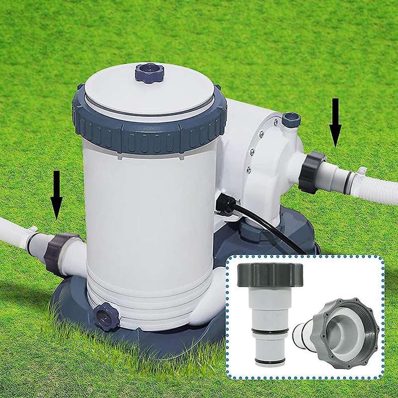 Replace Hose Adapter a W/Collar for Threaded Connection Pumps for Plunger Valve Pool Drain Swimming