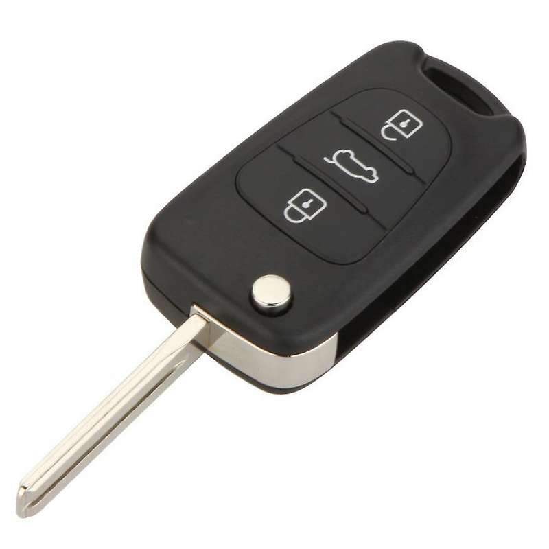 Replacement 3 Button Keyless Entry Remote Control Folding Flip Car Key Fob Shell Case Combo Compatib