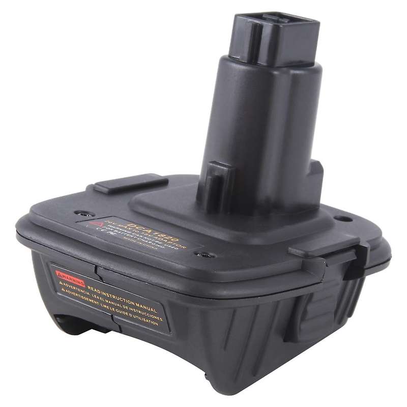 Replacement Adapter DCA1820 Convert for 20V Battery to 18V NiCad NiMh Battery Tools, with USB Port