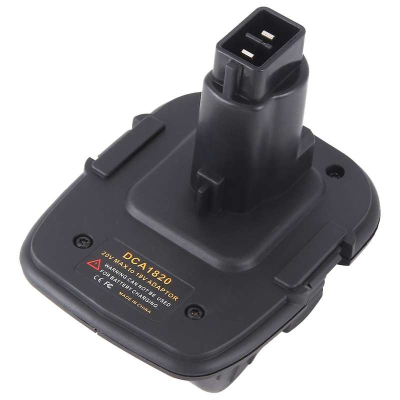 Replacement Adapter DCA1820 Convert for 20V Battery to 18V NiCad NiMh Battery Tools, with USB Port