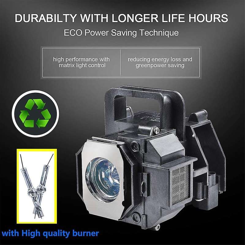 Replacement Bulb for Home Theater 8350 ELPLP49 V13H010L49 Replacement Bulb for H373A Projector, with