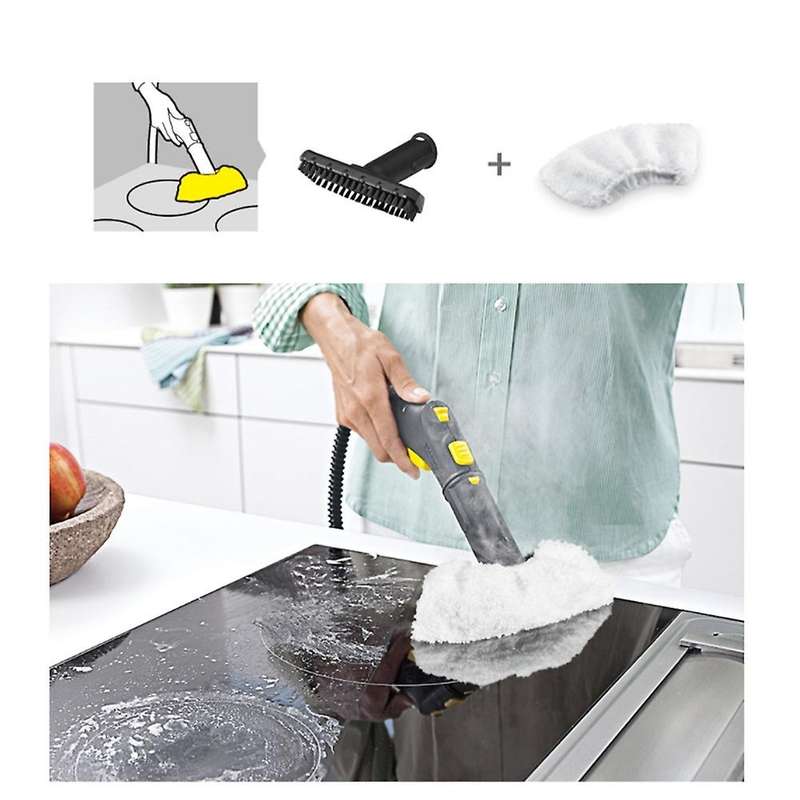 Replacement Brush Head Handheld Brush for Karcher Sc1 Sc2 Sc3 Sc4 Sc5 Sc Series Steam Cleaner Parts