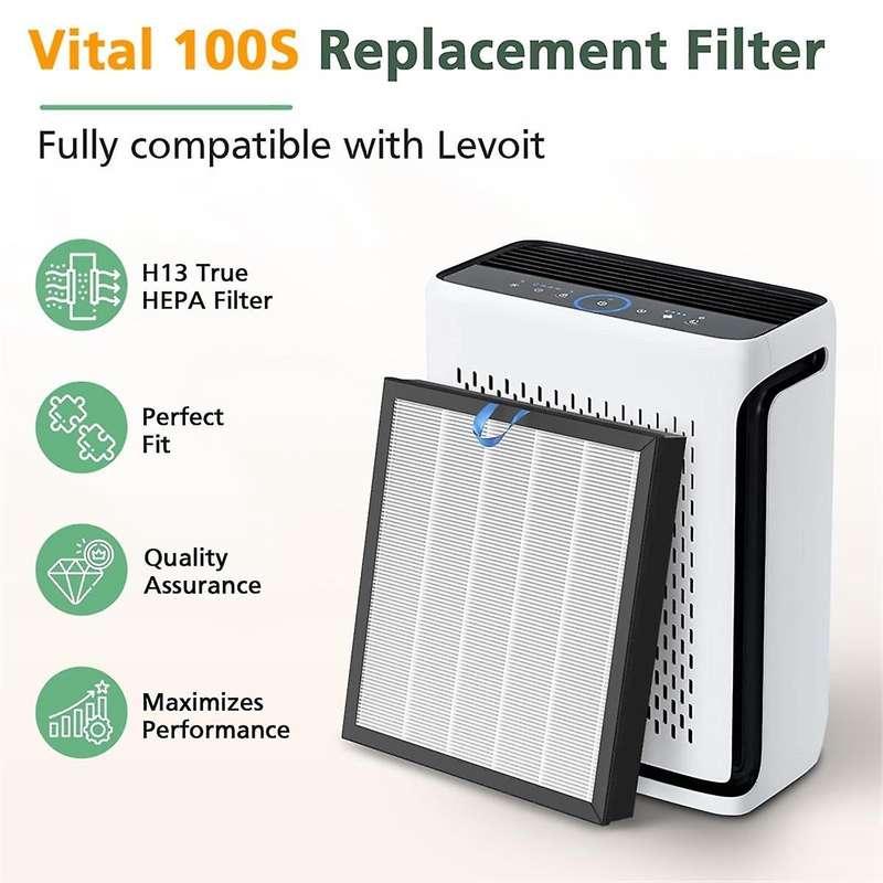 Replacement Filter Compatible for Vital 100SAir Purifier,H13 Grade True HEPA and High-Efficiency Act