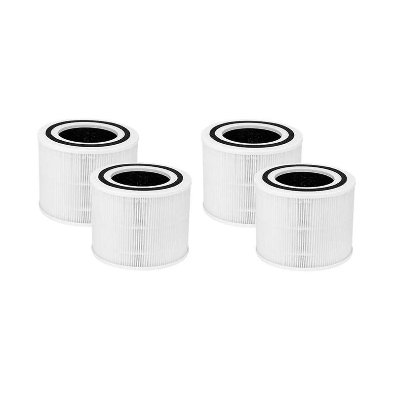 Replacement Filter for Air Purifier Core 300 Core 300s Core 300-rf Accessories,3-in-1 True Hepa Fil