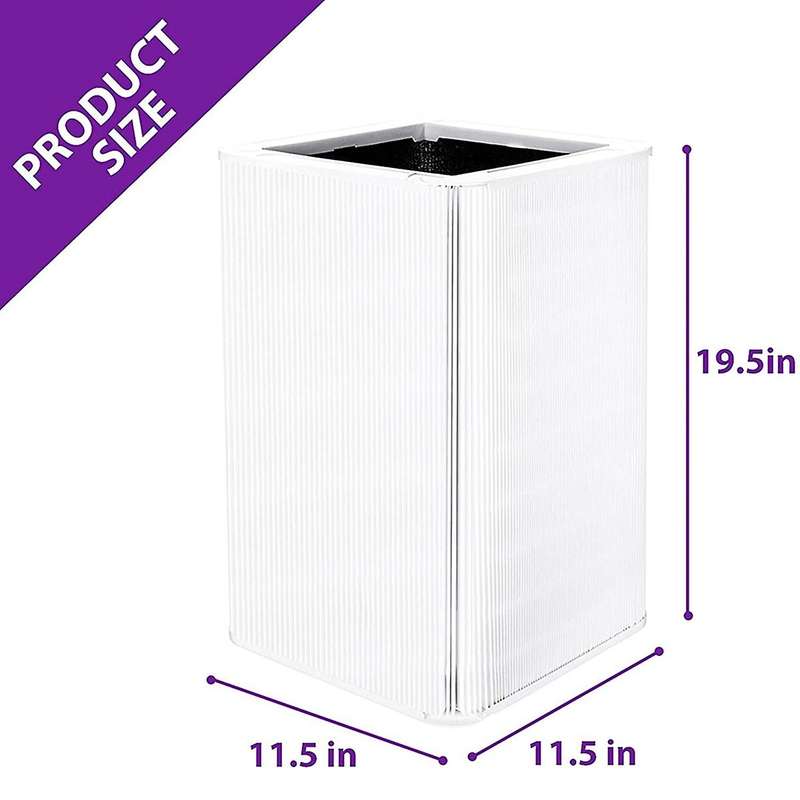 Replacement Filter for Blue Pure 121 Air Purifier,Particle True HEPA Filter Activated Carbon Replace