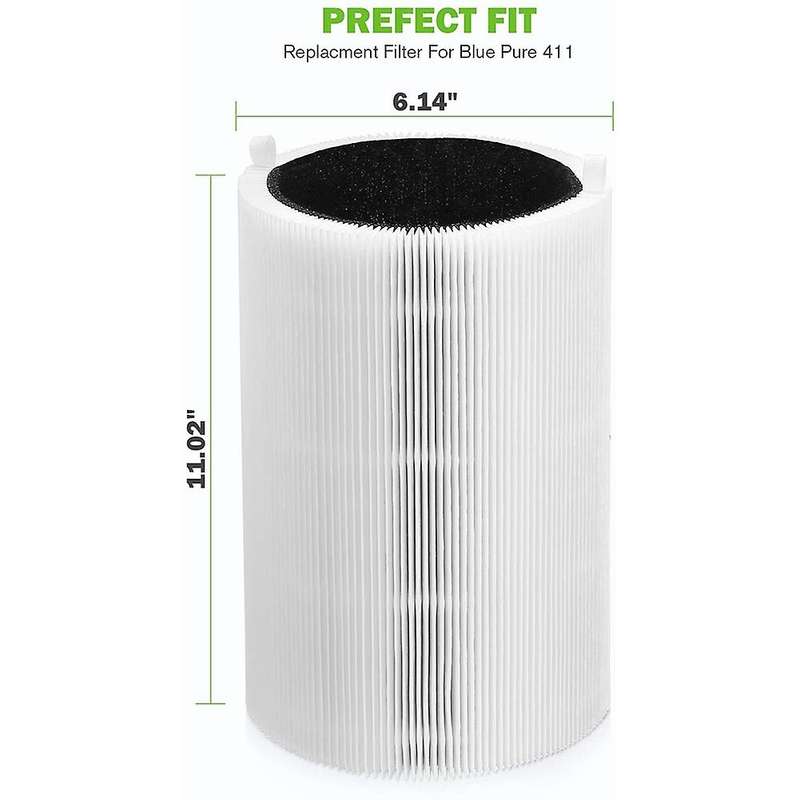 Replacement Filter for Blue Pure 411/411+ & 3210 Air Purifier Filter Activated Carbon Filter