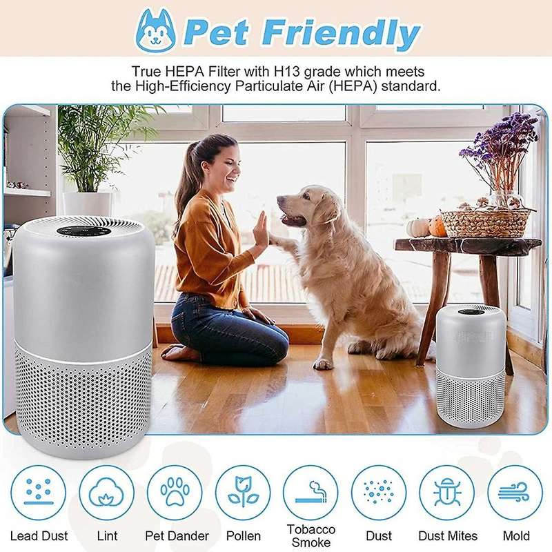 Replacement Filters Compatible for Core P350/Core P350-RF,3 in 1 H13 True HEPA Activated Carbon Filt