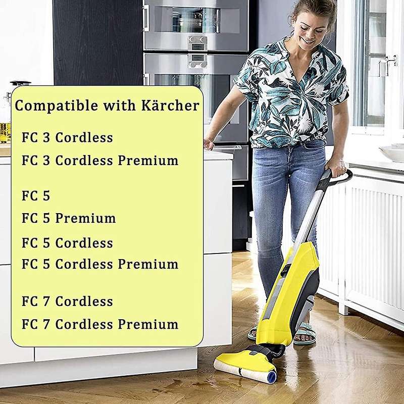Replacement for Multi-Surface Rollers, Compatible with FC7 FC5 FC3 FC3D Hard Floor Cleaners