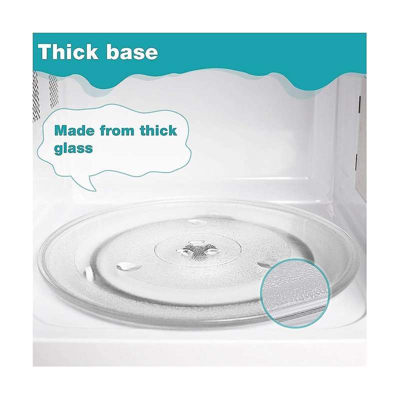 Replacement Glass Tray Glass Plate Turntable Tray Accessories Y-bottom 12.5 In Durable for Oven