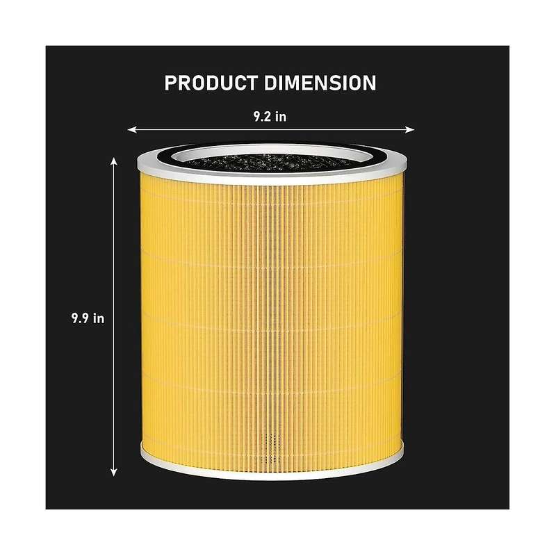 Replacement Hepa Filter for Core 400s Smart Air Cleaner Purifier, Hepa Activated Carbon Pre-filter