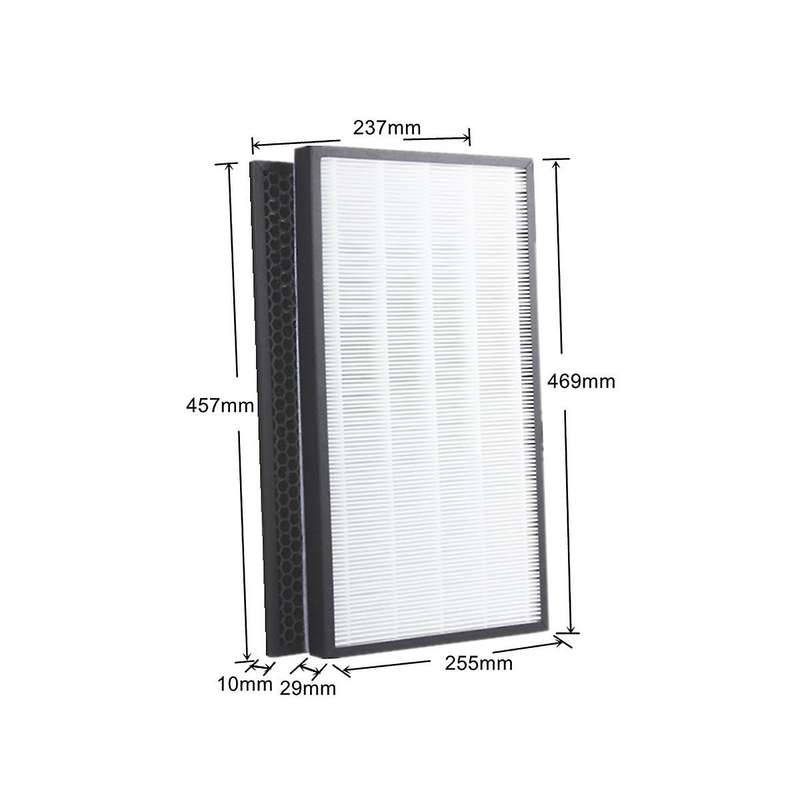 Replacement Hepa and Activated Carbon Filter for Air Purifier Ep-a9000 Ep-a9100c Ep-kvg900 Ep-nzg70