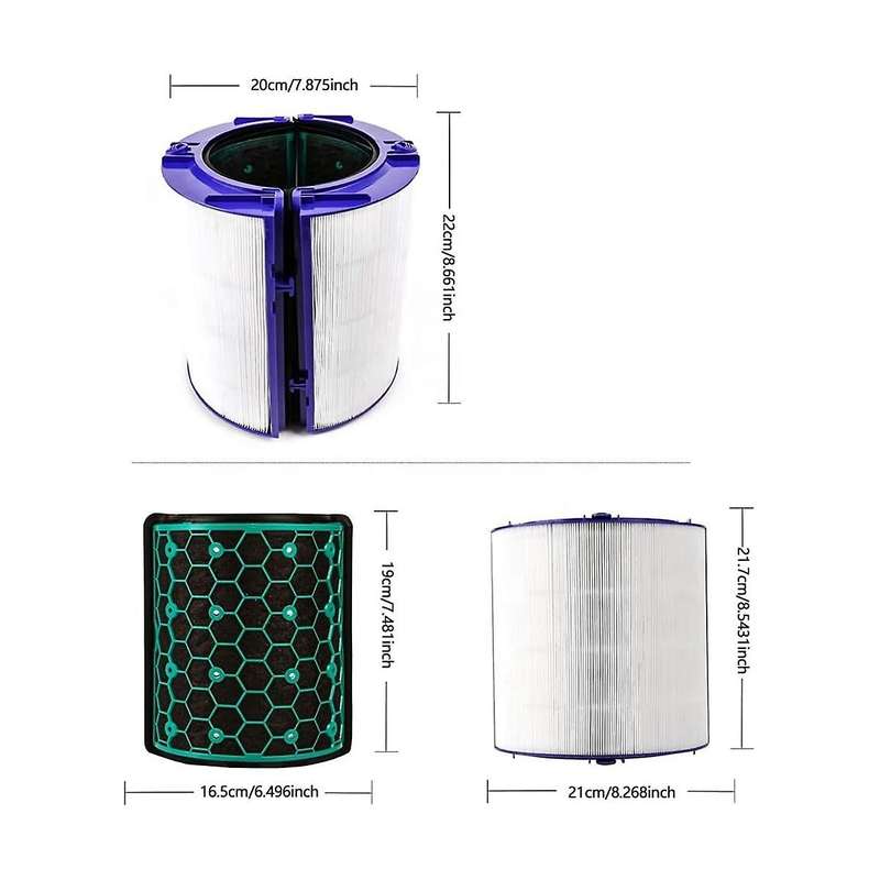 Replacement Hepa Filter for Hp04 Tp04 Dp04 Tp05 Dp05 Pure Cool Purifier Fan Hepa Filter & Activated