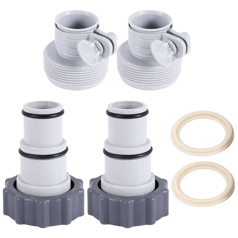 Replacement Hose Drain Plug Connector Adapter a W/&B Kit Pool Drain Adapter,Converts 1.25 to 1.5 In