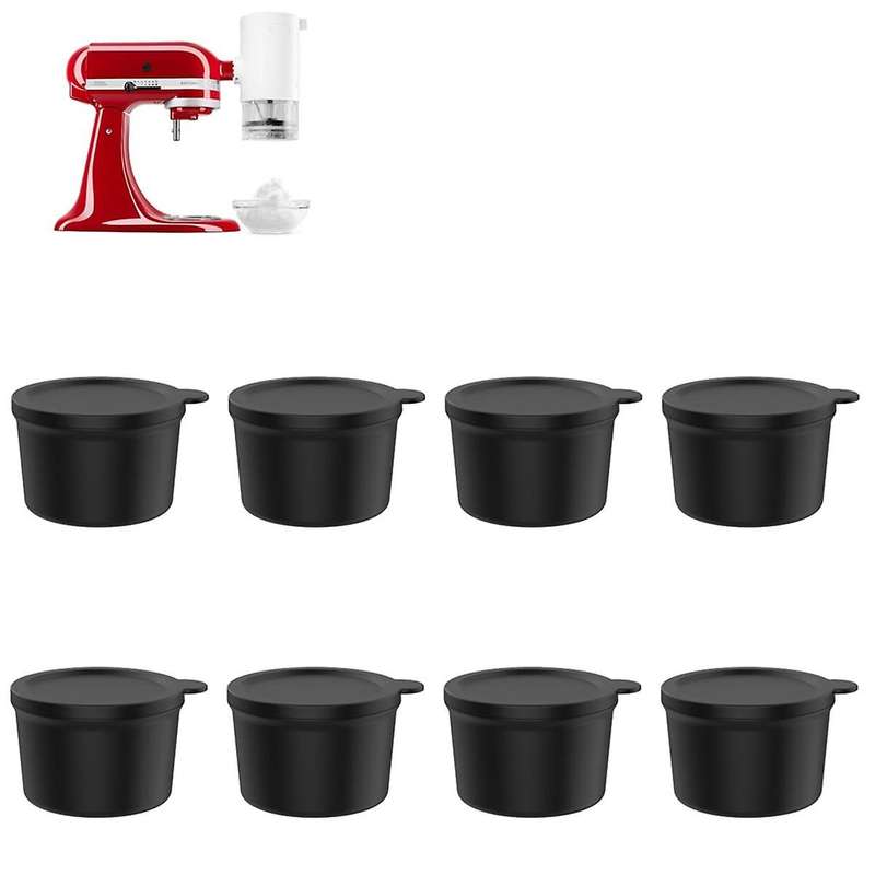 Replacement Plastic Ice Mold and Lid Compatible with for Ice Shaver Attachment