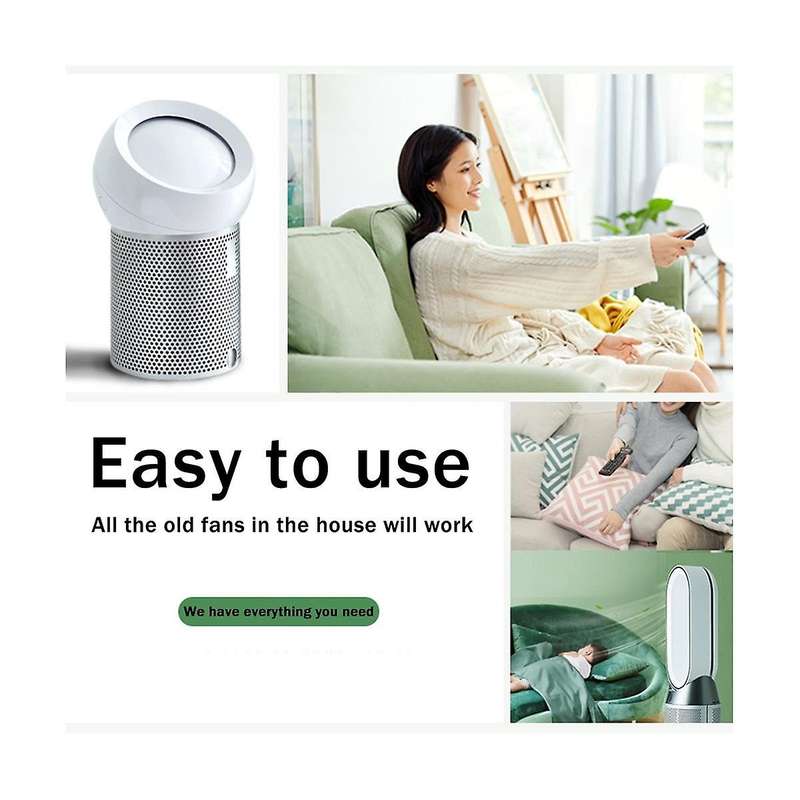 Replacement Remote Control Suitable for Tp04 Dp04 Air Purifier Leafless Fan Remote Control