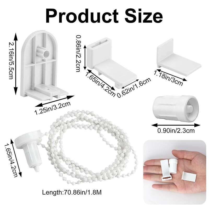 Replacement Roller Blind No Drilling17 Mm Roller Blind Holder Window Double Roller Blind Clamp Hold