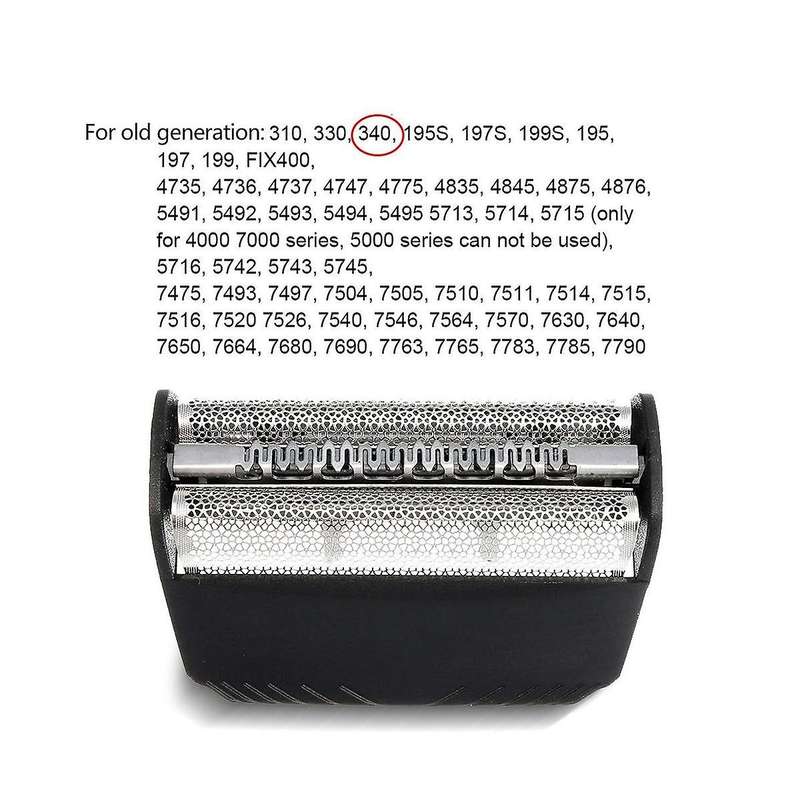 Replacement Shaver Foil Cutter Blade 30b for 330 199 197s-1 195s-1 4845 4745 5743 7516 7475 7493 77
