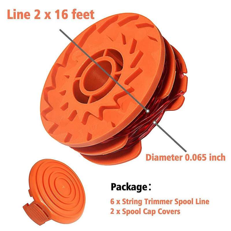 Replacement Spools for Wa0007 Wg116 Wg119 String Trimmer Edger Spool Line Refills Parts Auto-feed