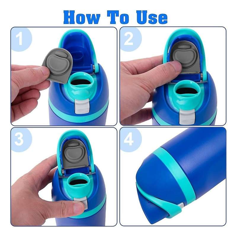 Replacement Stopper, Compatible for FreeSip 19/24/32/40Oz, Water Bottle Top Lid Replacement Parts, B