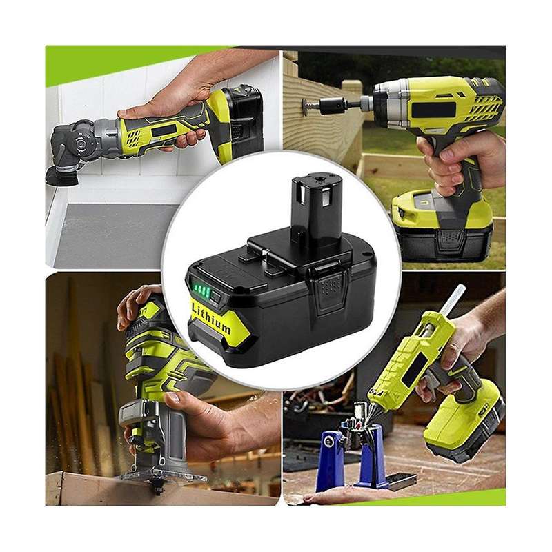 Replacement Suitable for 18v 3a Tool Lithium Battery Pack Compatible with P107/p108