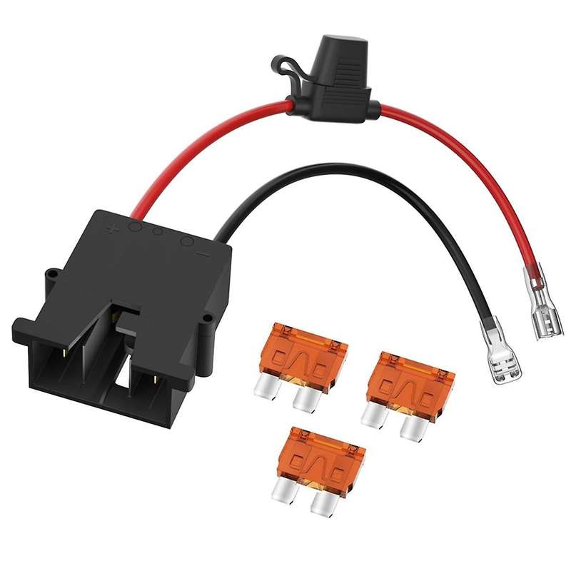 Replacement Wire Harness Connector for 12 Volt Power Wheels Price Battery with 12 AWG Wire 3 Replace
