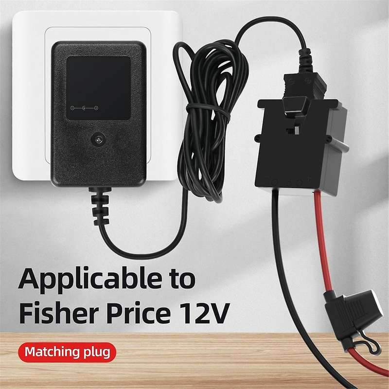 Replacement Wire Harness Connector for 12 Volt Power Wheels Price Battery with 12 AWG Wire 3 Replace