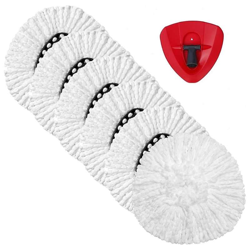 Replacements Head for EasyWring 1-Tank Spin System Mop Heads Microfiber Mop for Kitchen Home