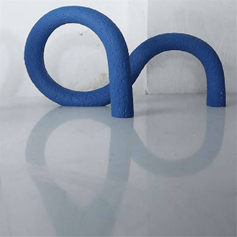 Resin Crafts Abstract Geometric Lines Knot Ornaments Entangle Pipeline Decorative Figurines Home Dec