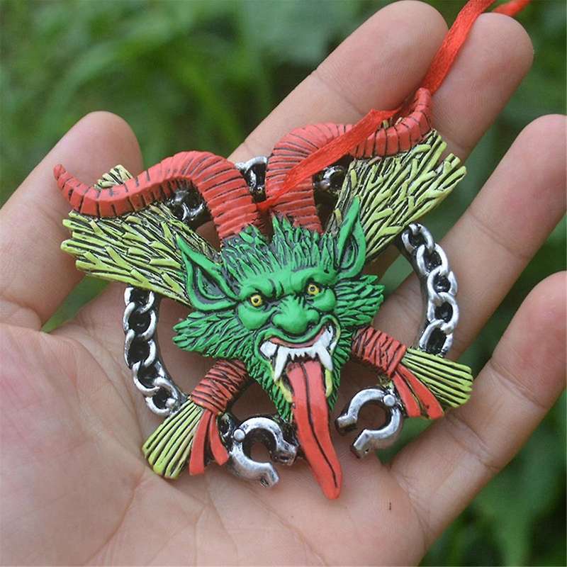 Resin Handicrafts, Home Pastoral Decorations, Devil Pendants, Exquisitely Carved Hangings
