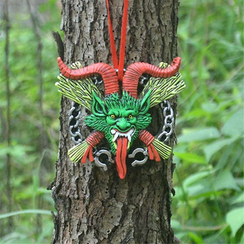 Resin Handicrafts, Home Pastoral Decorations, Devil Pendants, Exquisitely Carved Hangings