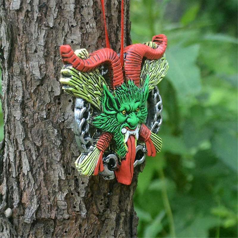Resin Handicrafts, Home Pastoral Decorations, Devil Pendants, Exquisitely Carved Hangings