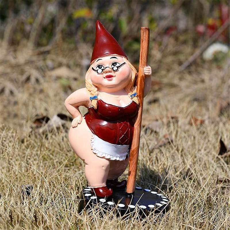 Resin Pole Dance Gnome Statue, Dancing Sexy Stripper Girl & Female Lady Woman Figure for Showcase Pe