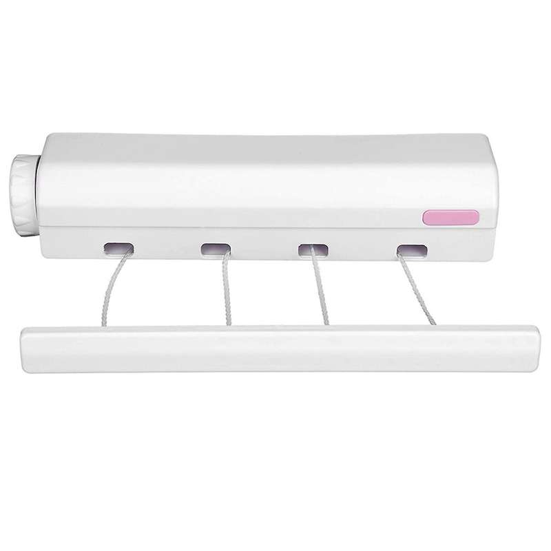 Retractable Clothesline Telescopic Indoor Outdoor Clothes Dryer Line Drying Rope Hanger (4 Lines)