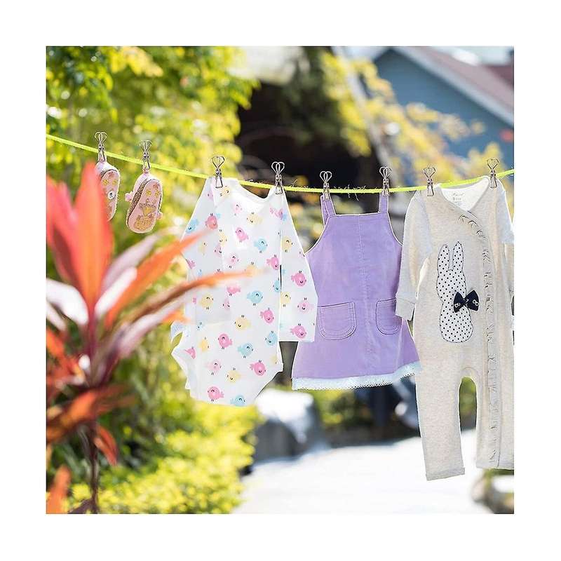 Retractable Clothes Line 10m Portable Anti-winding Travel Washing Line Adjustable Camping Washing L