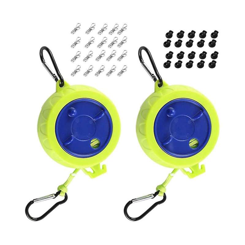 Retractable Clothes Line,10 Metre Anti-winding Washing Line, Adjustable Camping Washing Line for Ca