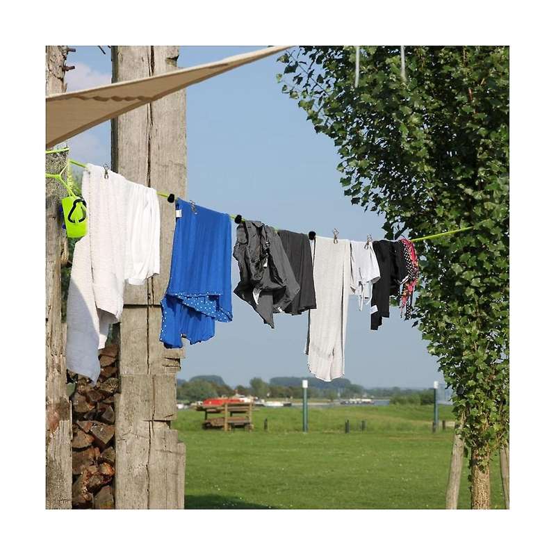 Retractable Clothes Line,10 Metre Anti-winding Washing Line, Adjustable Camping Washing Line for Ca