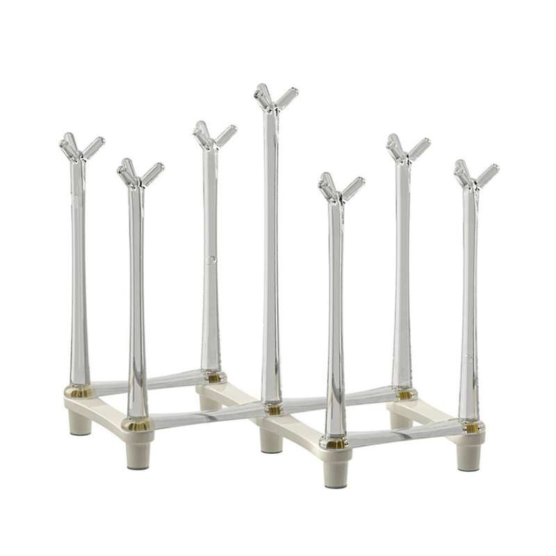 Retractable Water Bottle Drying Rack Space Saving Dryer Rack for Cup Glasses Drain Cup Holder Storag