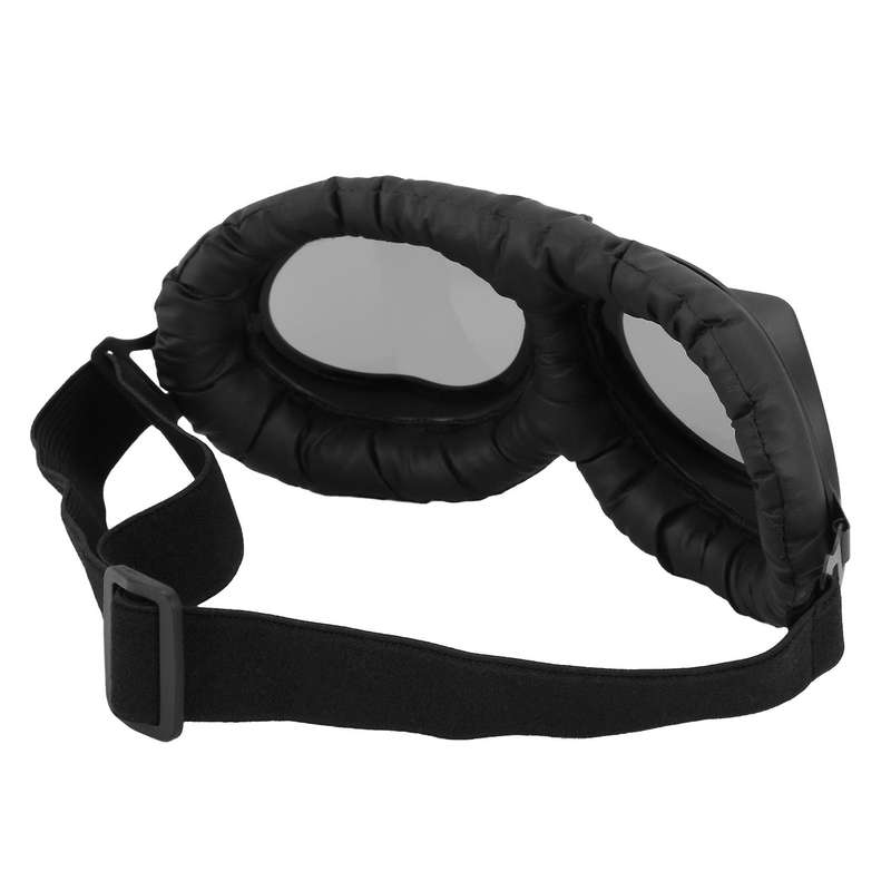 Retro Gray Motorbike Helmet Pilot Goggles Vintage Wwii Pilot Goggles Motorcycle Scooter Glasses Uv f