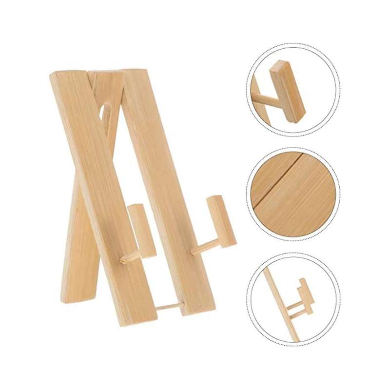 Retro Decorative Folding Fan Display Stand Japanese Fan Frame Tripod Chinese Fan Base Hand Fan Stor