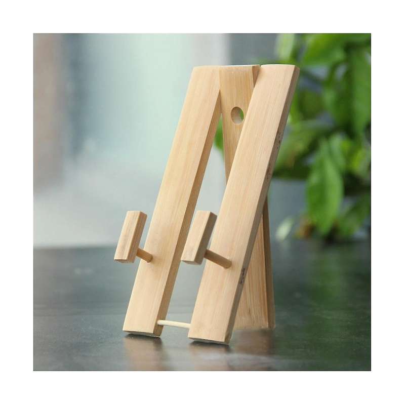 Retro Decorative Folding Fan Display Stand Japanese Fan Frame Tripod Chinese Fan Base Hand Fan Stor
