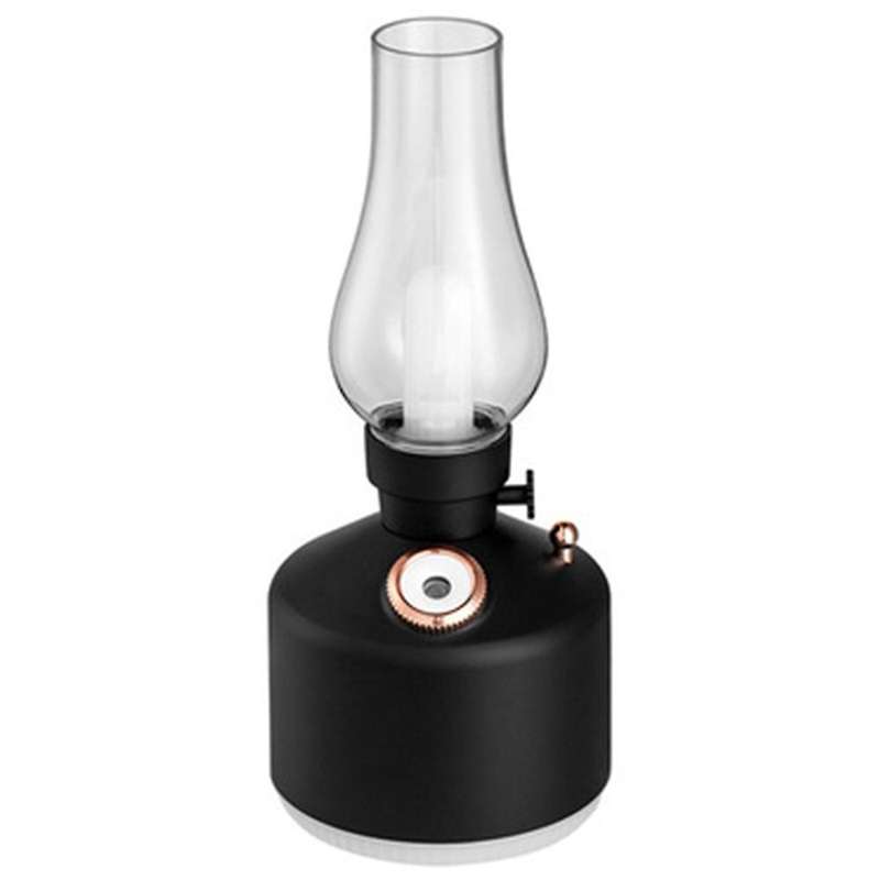 Retro Lamp Air Humidifier Wireless Aroma Diffuser Rechargeable Essential Oil Lights Cool Mist for -B