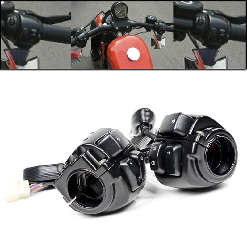 Retro Motorbike Switch for Handlebar Control Switches Headlight Flashers Horn Control