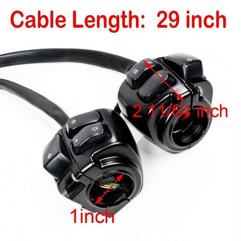 Retro Motorbike Switch for Handlebar Control Switches Headlight Flashers Horn Control