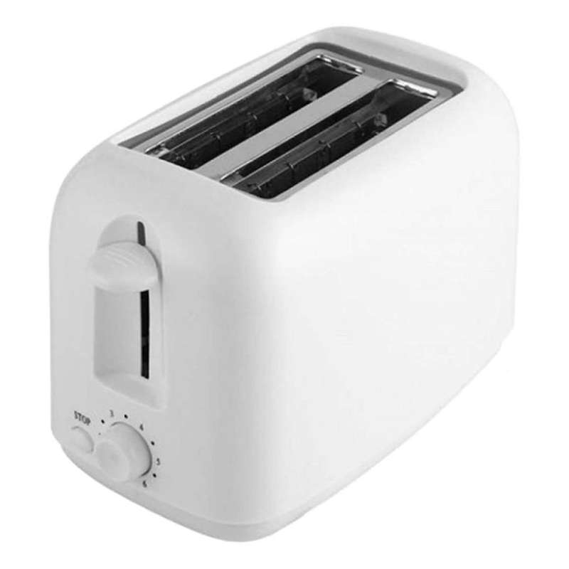 Retro Toaster 2 Slice with 6 Functions, Stainless Steel Toaster Removable Crumb Tray, Under Base Co