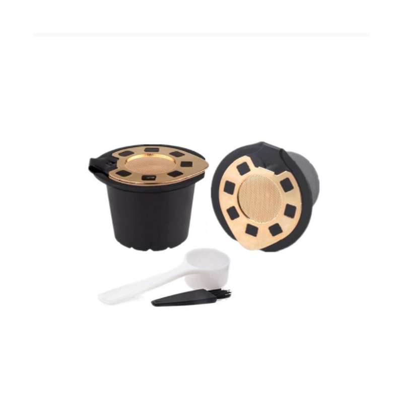 Reusable Capsules Refillable Coffee Capsule Filter Compatible for Coffee Machines